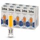 Лампа светодиодная ЭРА G9 6W 4000K прозрачная LED JCD-6W-GL-840-G9 Б0049086. 