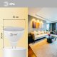 Лампа светодиодная ЭРА GU5.3 8W 2700K матовая LED MR16-8W-12V-827-GU5.3 Б0049093. 