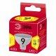 Лампа светодиодная ЭРА GU5.3 9W 2700K матовая LED MR16-9W-827-GU5.3 R Б0054239. 