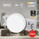 Лампа светодиодная ЭРА GX53 8W 4000K матовая LED GX-8W-840-GX53 R (10-PACK) Б0050607. 