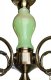 Потолочная люстра Arte Lamp Onyx Green A9592PL-5AB. 