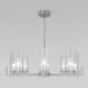 Подвесная люстра Eurosvet Arganie 60133/8 серебро. 
