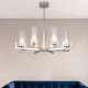Подвесная люстра Eurosvet Arganie 60133/8 серебро. 