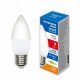 Лампа светодиодная Volpe E27 7W 4000K матовая LED-C37-7W/4000K/E27/FR/SLS UL-00008791. 