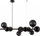 Подвесная люстра Indigo Molecola 11018/10P Black V000196. 