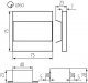 Подсветка лестницы Kanlux TERRA LED AC-WW 23806. 