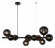 Подвесная люстра Indigo Molecola 11018/10P Black. 