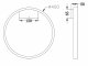 Настенный светильник Maytoni Rim MOD058WL-L25B4K. 