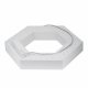 Подвесной светодиодный светильник Geometria ЭРА Hexagon SPO-123-W-40K-045 45Вт 4000К белый Б0050554. 