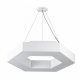 Подвесной светодиодный светильник Geometria ЭРА Hexagon SPO-123-W-40K-045 45Вт 4000К белый Б0050554. 