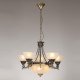 Подвесная люстра Elvan LU-161/8-Е27-Br. 