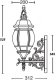 Настенный фонарь уличный Oasis_Light AMERICA L 83401L/06 Gb. 