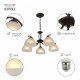 Подвесная люстра Rivoli Jackeline 9141-305 Б0054758. 
