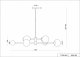 Подвесная люстра F-Promo Vials 3090-8P. 