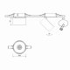 Встраиваемый светодиодный спот DesignLed GW-8001S-9-BL-WW 004892. 