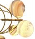 Потолочная люстра DeLight Collection Planet KG1122P-13B brass. 