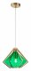 Подвесной светильник Indigo Vista 11012/1P Green. 