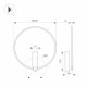 Бра Arlight SP-Vinci-Ring-R400-13W Warm3000 036506. 