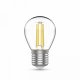Лампа cветодиодная Gauss E27 5,5W 2700K прозрачная 3 шт. 1051216T. 