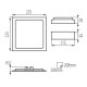 Встраиваемый светодиодный светильник Kanlux KATRO V2LED 18W-NW-SN 27215. 