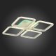 Потолочная светодиодная люстра Evoluce Qutro SLE200452-04RGB. 