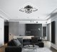 Потолочная люстра Natali Kovaltseva Spektr HIGH-TECH LED LAMPS 82022 BLACK. 