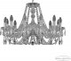 Подвесная люстра Bohemia Ivele Crystal 101 101/12/240 Ni. 