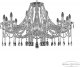 Подвесная люстра Bohemia Ivele Crystal 107 107/12/360 Ni. 