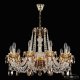 Подвесная люстра Bohemia Ivele Crystal 5402 5402/10/240 G Amber/M-1H K721. 