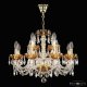 Подвесная люстра Bohemia Ivele Crystal 5402 5402/8+4/195 G Amber/M-1H. 