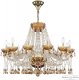 Подвесная люстра Bohemia Ivele Crystal 5413 5413/12/300 G Amber/M-1F K721. 
