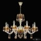 Подвесная люстра Bohemia Ivele Crystal 5417 5417/8/240 G Amber/M-1F K721. 