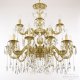 Подвесная люстра Bohemia Ivele Crystal AL7901 AL79101/10+5/250/2D A AG. 