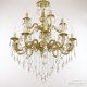 Подвесная люстра Bohemia Ivele Crystal AL7901 AL79101/10+5/250/2D B AG. 