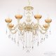 Подвесная люстра Bohemia Ivele Crystal AL7901 AL79101/8/250 B WMG P Amber/M-1F. 
