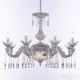 Подвесная люстра Bohemia Ivele Crystal AL7901 AL79101P/8/250 A WMN P Clear/M-1H. 
