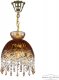 Подвесной светильник Bohemia Ivele Crystal 5478 5478/22 G Amber/M-1G Drops K721. 