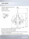 Подвесная люстра Seven Fires Dzheza WD3592/5H-WT-CL. 