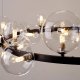 Подвесная люстра DeLight Collection Art Deco Bubble 8828P/L black/clear. 
