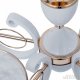 Подвесная люстра Arte Milano Florentia-3097 303097/6 Wh/Gd. 