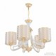 Подвесная люстра Arte Milano Florentia-3387 303387/5 Wh/Gd. 