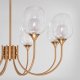 Потолочная люстра Eurosvet Spritz 70217/8 латунь. 