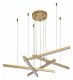 Подвесная люстра Indigo Paralleli 14017/5P Gold. 
