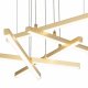 Подвесная люстра Indigo Paralleli 14017/5P Gold. 