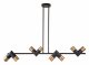 Люстра на штанге Indigo Doppio 11036/8R Black. 