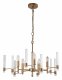 Подвесная люстра Indigo Favara 11040/5P Brass. 