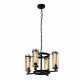Подвесная люстра IMEX Temple MD.20541-4-P-BK+AB. 