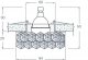 Точечный светильник Downlight DL062.02.1/7 crystal/topaz. 