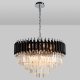 Подвесная люстра Natali Kovaltseva Darian DARIAN 76017/10C CHROME BLACK. 