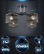 Потолочная люстра Seven Fires Sildzh WD3638/4C-BK-CR-BK. 